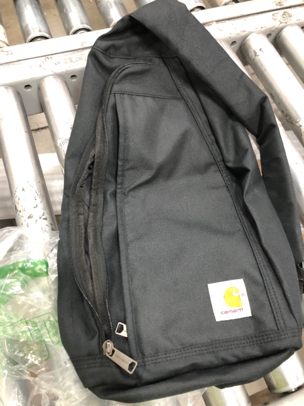 Photo 2 of Carhartt Mono Sling Backpack, Unisex Crossbody Bag for Travel and Hiking, Black
