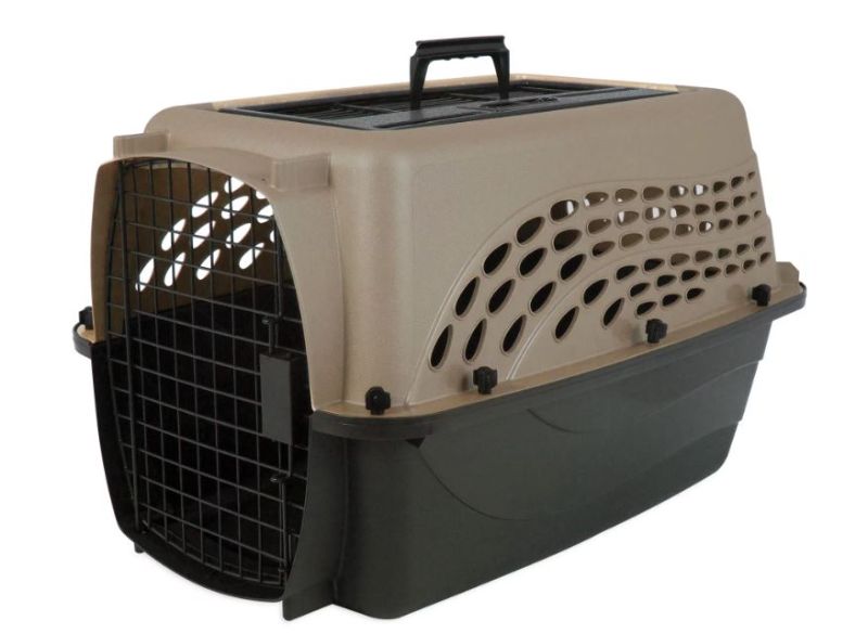 Photo 1 of 28" Petmate Top Load Plastic Dog Kennel, Tan, X-Small