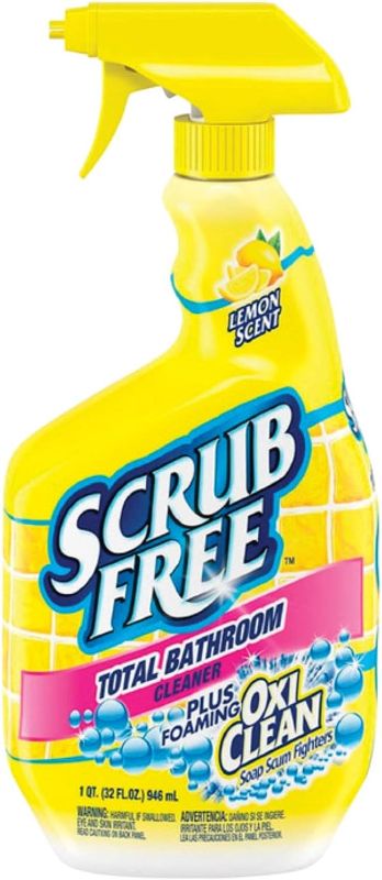 Photo 1 of 2 pack- Scrub Free Bathroom Cleaner, Total, Lemon Scent - 32 fl oz