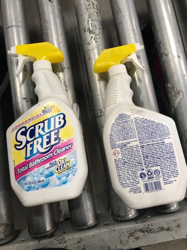 Photo 2 of 2 pack- Scrub Free Bathroom Cleaner, Total, Lemon Scent - 32 fl oz