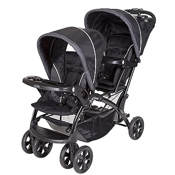 Photo 1 of Baby Trend Sit and Stand Double Stroller, Onyx
