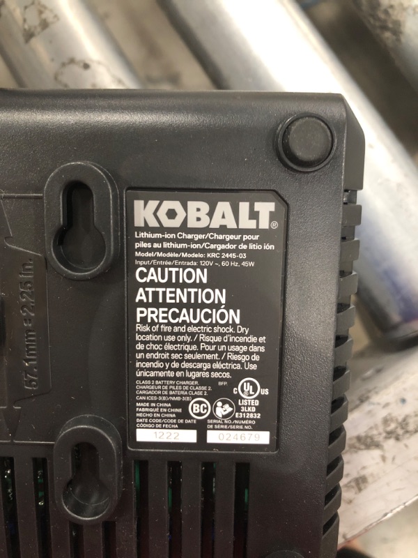 Photo 6 of ***UNABLE TO TEST***Kobalt KCS 1224A-03 24-Volt 12-in Brushless Cordless Electric Chainsaw 4 Ah (Battery & Charger Included)