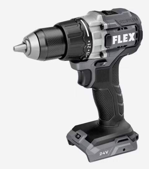 Photo 1 of **PARTS ONLY** FLEX 24-volt 1/2-in Brushless Cordless Drill