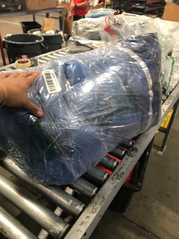 Photo 1 of FLOOR COTTON TARP OR MAT USED BLUE