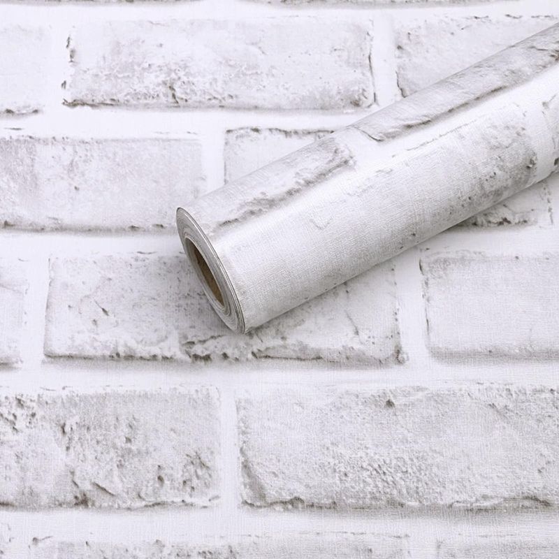 Photo 1 of 
XINOBO Faux Brick Wallpaper Peel and Stick Wallpaper Brick Textured Contact Paper