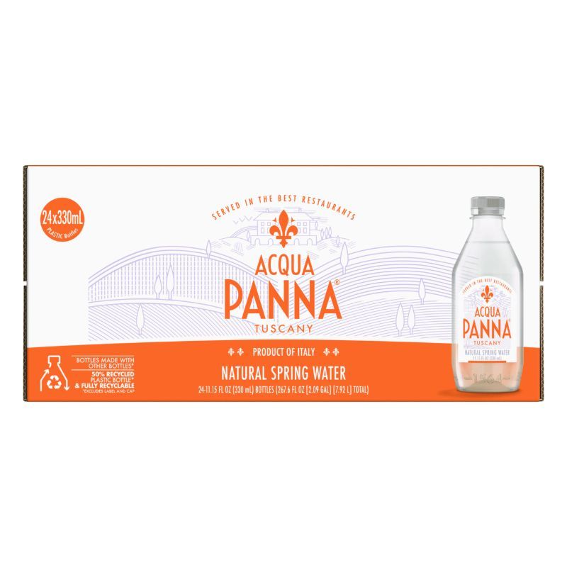 Photo 1 of BBD : 09/2023----ACQUA PANNA NATURAL SPRING WATER, 11.15 FL. OZ. PLASTIC BOTTLES, PACK OF 24 11.15 FL OZ PACK OF 24
