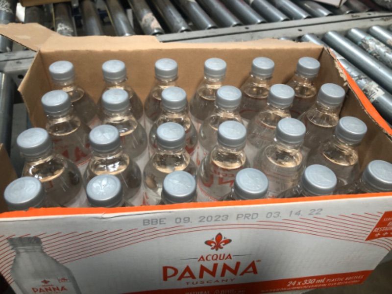 Photo 2 of BBD : 09/2023----ACQUA PANNA NATURAL SPRING WATER, 11.15 FL. OZ. PLASTIC BOTTLES, PACK OF 24 11.15 FL OZ PACK OF 24
