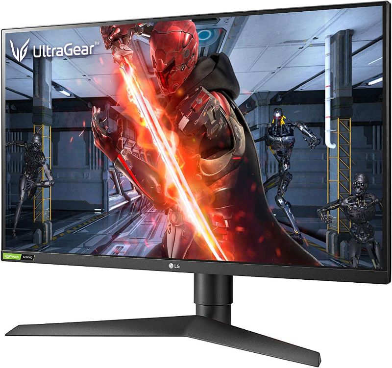 Photo 1 of LG 27GL650F-B 27 Inch Full HD Ultragear G-Sync Compatible Gaming Monitor with 144Hz Refresh Rate and HDR 10 - Black
