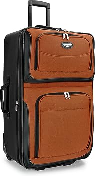 Photo 1 of Travel Select Amsterdam Expandable Rolling Upright Luggage, Orange, Checked-Large 29-Inch
