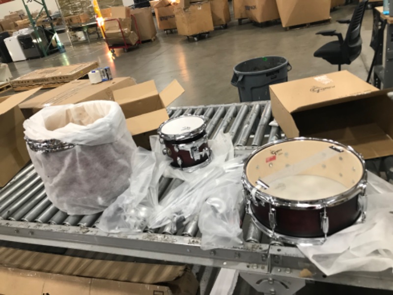 Photo 2 of INCOMPLETE; NOT FUNCTIONAL; MISSING 3 DRUMS/CYMBALS/STANDS****Gretsch CM1E826PSDCB 2014 Catalina Maple 6-Piece Shell Pack with 8" Tom Tom, Satin Deep Cherry Burst