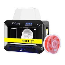 Photo 1 of QIDI TECH X-PLUS Industrial Grade 3D Printer with 4.3 Inch Color Touchscreen Support Resume Printing Quick Leveling WiFi Function Air Purification Print Size 270x200x200mm for Beginner and Expert
