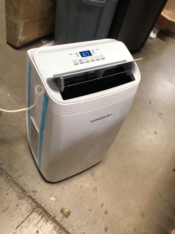 Photo 2 of VAGKRI Portable Air Conditioners 12000 BTU ASHRAE (8150 BTU DOE/SACC), 3-in-1 AC Unit with Fan & Dehumidifier Cools up to 500 sq. ft, Portable AC with Smart/Sleep Mode, 3 Fan Speeds, Auto Swing, 24H Timer, Remote Control
