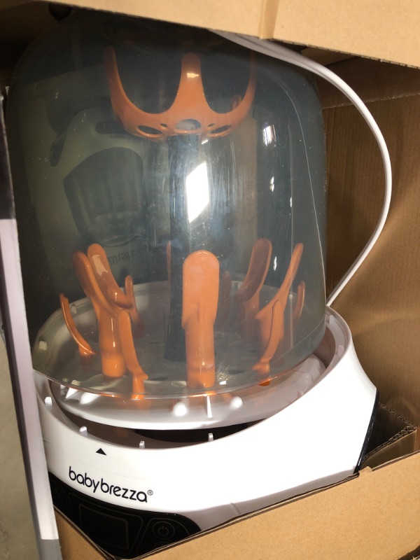 Photo 1 of Baby Brezza Baby Bottle Sterilizer and Dryer Machine – Electric Steam Sterilization - Universal Fit - Pacifiers, Glass, Plastic, and Newborn Feeding Bottles