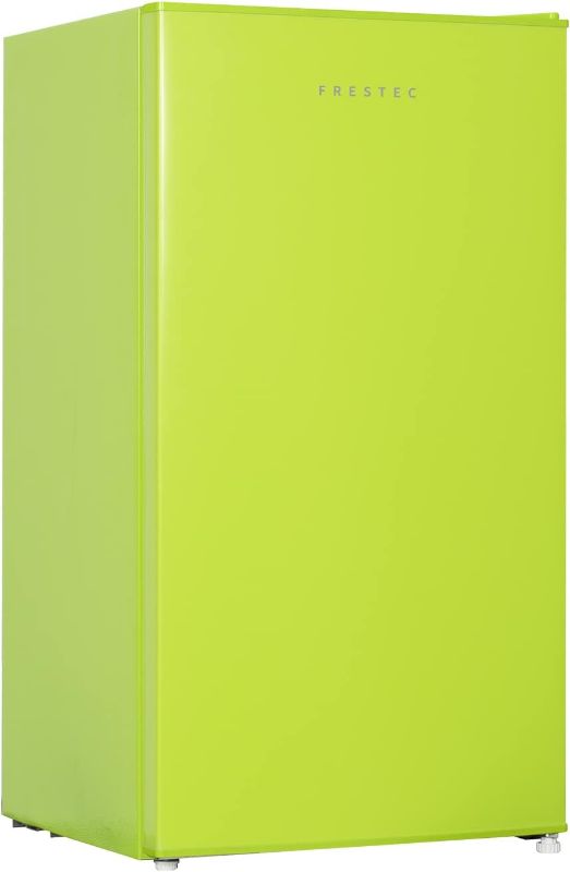 Photo 1 of Frestec 3.1 CU' Mini Refregiator,Compact Refrigerator,Small Refrigerator with Freezer, Green (FR 310 GREEN)
