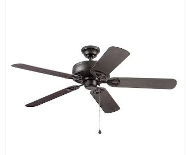 Photo 1 of  Calera 52-in Bronze Indoor/Outdoor Ceiling Fan (5-Blade)
