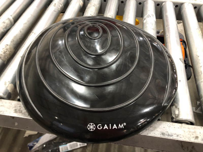 Photo 1 of * pump missing *
Gaiam Balance Disc Wobble Cushion Stability Core Trainer for Home or Office Desk Chair 