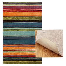 Photo 1 of 4' x 6' Mohawk Home New Wave Rainbow Blue Gray Area Rug