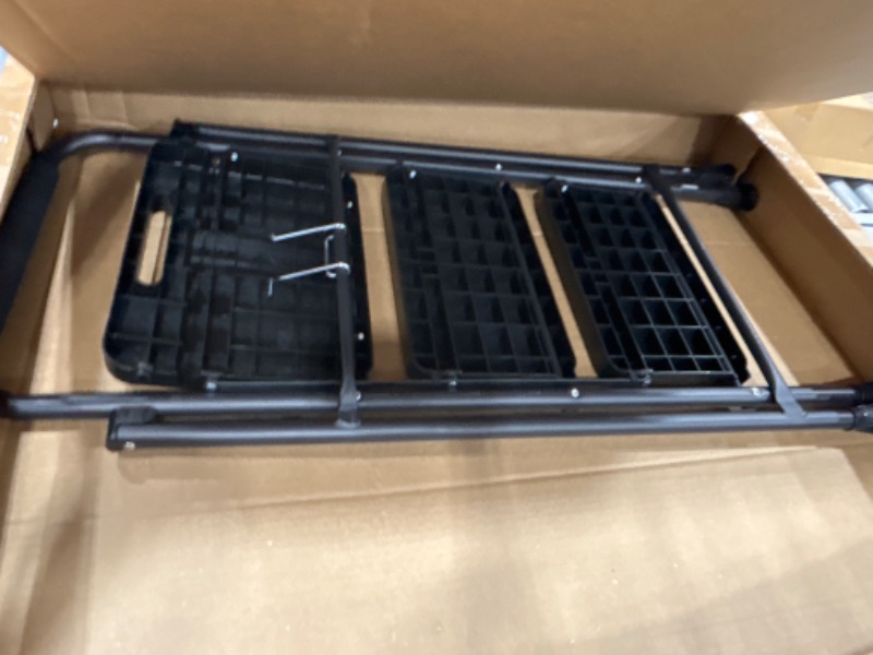 Photo 1 of 3 Step Ladder, Folding Step Stool with Wide Anti-Slip Pedal, Lightweight 500lbs Step Ladder 3 Step Folding, 3 Step Ladder Folding Step Stool for Adults, Portable Kitchen Step Stool

