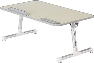 Photo 1 of Amazon Basics Adjustable Tray Table Lap Desk Fits up to 17-Inch Laptop, Large, 13"x24"
