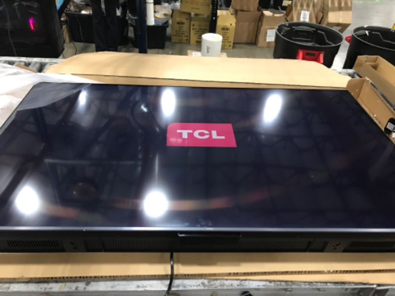 Photo 4 of TCL 55-Inch Q6 QLED 4K Smart TV with Google TV (55Q650G, 2023 Model) Dolby Vision, Dolby Atmos, HDR Pro+, Game Accelerator Enhanced Gaming, Voice Remote, Works with Alexa, Streaming UHD Television 55 inches