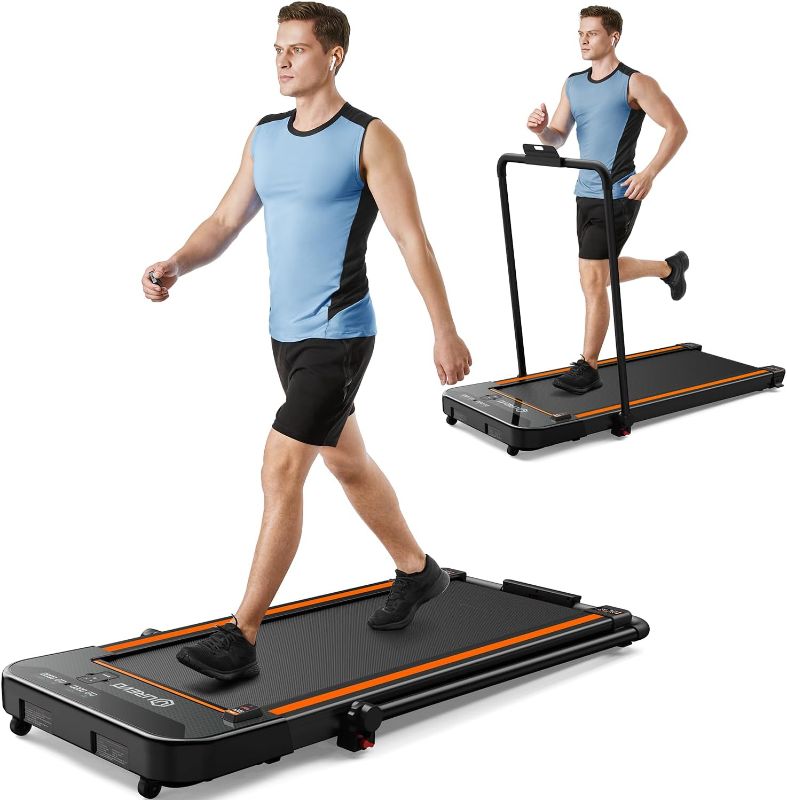 Photo 1 of **FOR PARTS OR REPAIR**
UREVO 2 in 1 Under Desk Treadmill, 2.5HP Folding Electric Treadmill Walking Jogging Machine for Home Office with Remote Control
