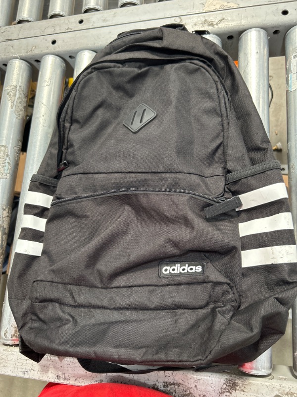 Photo 3 of adidas Classic 3S 4 Backpack, Black/White, One Size
