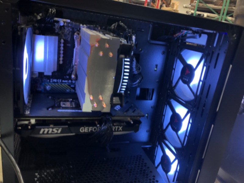 Photo 6 of NOT FUNCTIONING; SEE PICS FOR INTERNAL SPECS**Skytech Gaming Nebula Gaming PC Desktop – AMD Ryzen 5 5600X 3.7 GHz, NVIDIA RTX 4070, 1TB NVME SSD, 16GB DDR4 RAM 3200, 600W Gold PSU, 11AC Wi-Fi, Windows 11 Home 64-bit,Black

