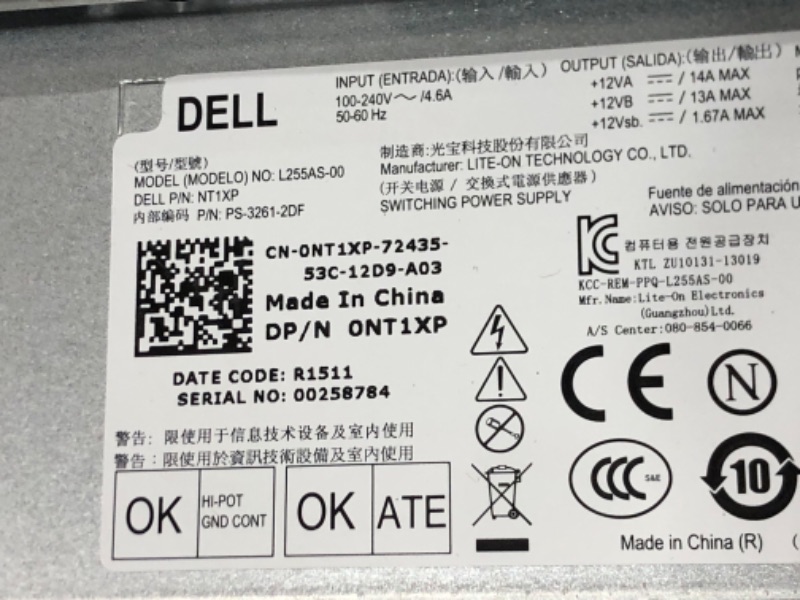 Photo 10 of NON FUNCTIONING POWER**Dell Optiplex 3020 SFF Desktop PC - Intel Core i3-4130 3.1GHz 8GB 500GB DVD-RW Windows 10 Professional