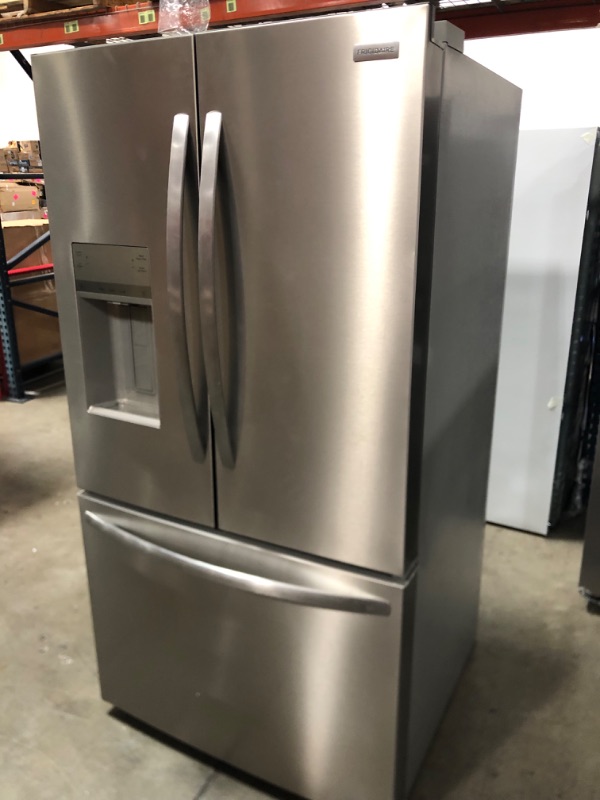 Photo 6 of ***MAKES BEEPING SOUND - SEE NOTES***
Frigidaire 27.8-cu ft French Door Refrigerator with Ice Maker (Fingerprint Resistant Stainless Steel) 