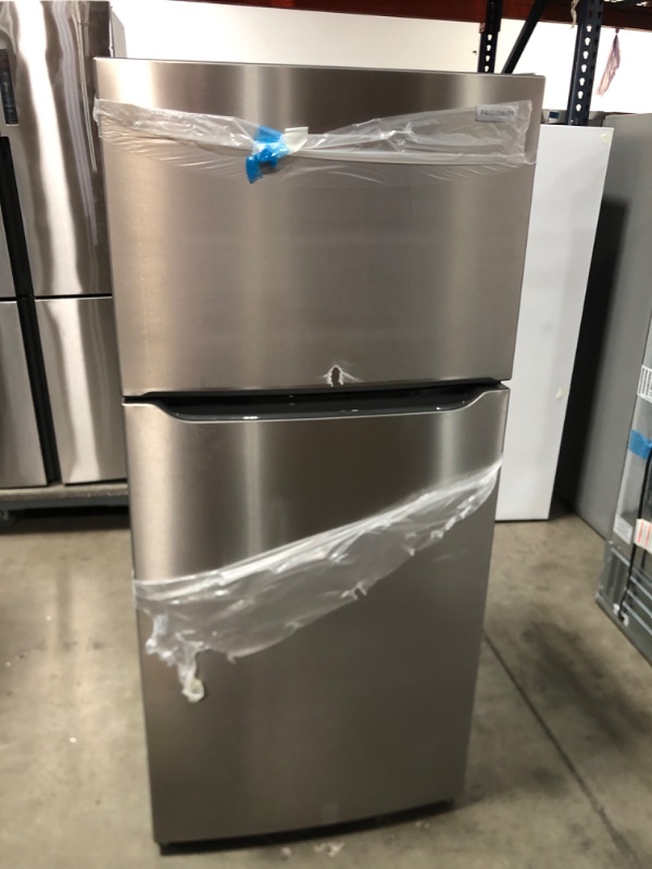 Photo 2 of LIKE NEW**Frigidaire Garage-Ready 18.3-cu ft Top-Freezer Refrigerator (Easycare Stainless Steel)