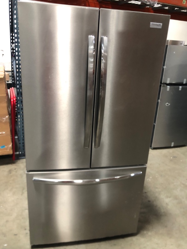 Photo 1 of LIKE NEW**Frigidaire Gallery 23.3-cu ft Counter-depth French Door Refrigerator with Ice Maker (Fingerprint Resistant Stainless Steel)