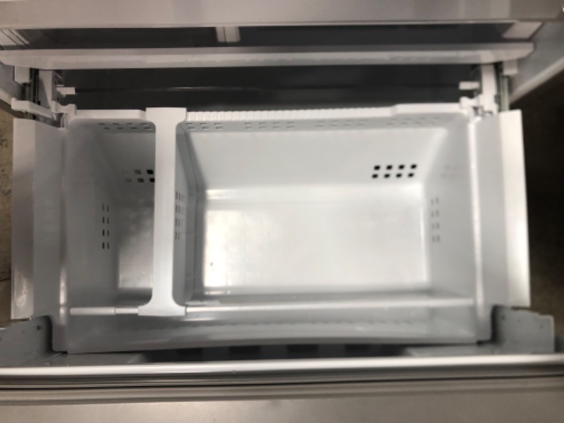 Photo 2 of LIKE NEW**Frigidaire Gallery 23.3-cu ft Counter-depth French Door Refrigerator with Ice Maker (Fingerprint Resistant Stainless Steel)