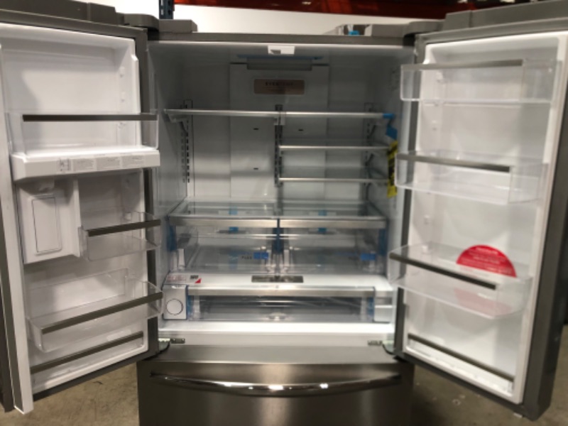 Photo 4 of LIKE NEW**Frigidaire Gallery 23.3-cu ft Counter-depth French Door Refrigerator with Ice Maker (Fingerprint Resistant Stainless Steel)