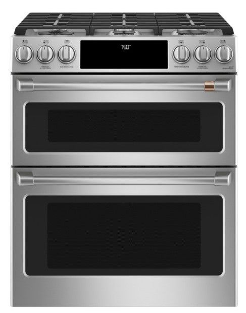 Photo 1 of LIKE NEW**Café™ 30" Smart Slide-In, Front-Control, Gas Double-Oven Range with Convection
