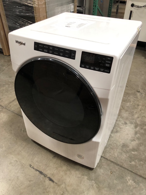 Photo 2 of ***NOT FUNCTIONAL - FOR PARTS - NONREFUNDABLE - SEE NOTES***
Whirlpool 7.4-cu ft Stackable Electric Dryer (White)