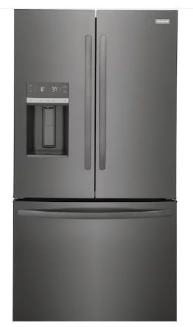 Photo 1 of SEE NOTES**Frigidaire 27.8-cu ft French Door Refrigerator with Ice Maker (Black Stainless Steel)