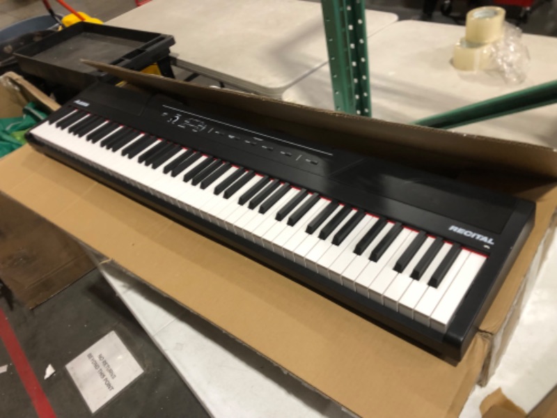 Photo 6 of ***DAMAGED - NONFUNCTIONAL - SEE NOTES***
Alesis Recital – 88 Key Digital Piano Keyboard with Semi Weighted Keys