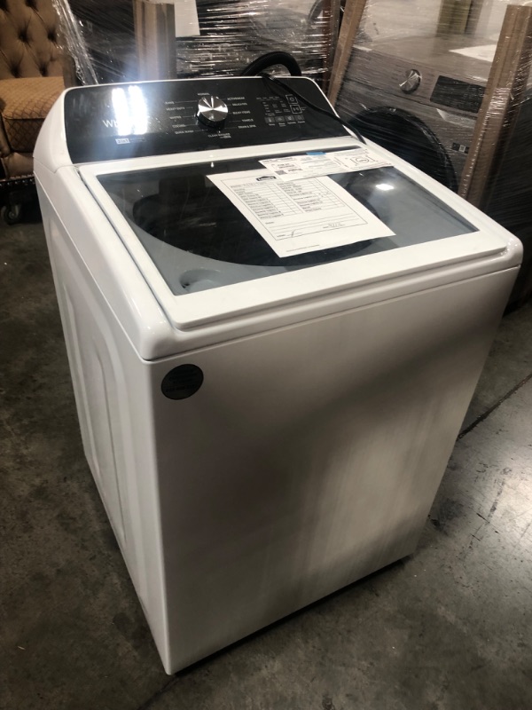 Photo 5 of LIKE NEW**Whirlpool 2 in 1 Removable Agitator 4.7-cu ft High Efficiency Impeller and Agitator Top-Load Washer (White)