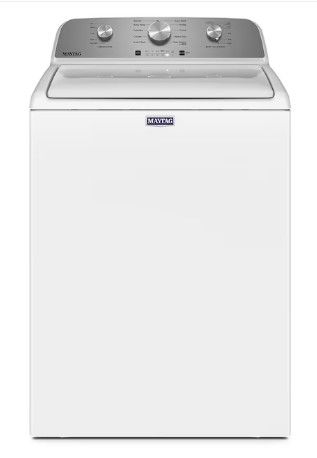 Photo 1 of LIKE NEW**Maytag 4.5-cu ft High Efficiency Agitator Top-Load Washer (White)
