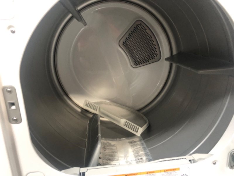 Photo 5 of LIKE NEW**LG 7.3-cu ft Reversible Side Swing Door Gas Dryer (White) 