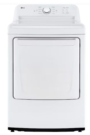 Photo 1 of LIKE NEW**LG 7.3-cu ft Reversible Side Swing Door Gas Dryer (White) 