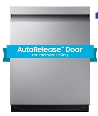 Photo 1 of Samsung Top Control 24-in Smart Built-In Dishwasher (Fingerprint Resistant Stainless Steel) 
