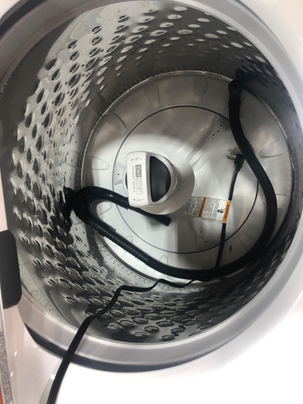 Photo 6 of SCRATCHED SIDE**Whirlpool 2 in 1 Removable Agitator 4.7-cu ft High Efficiency Impeller and Agitator Top-Load Washer (White)