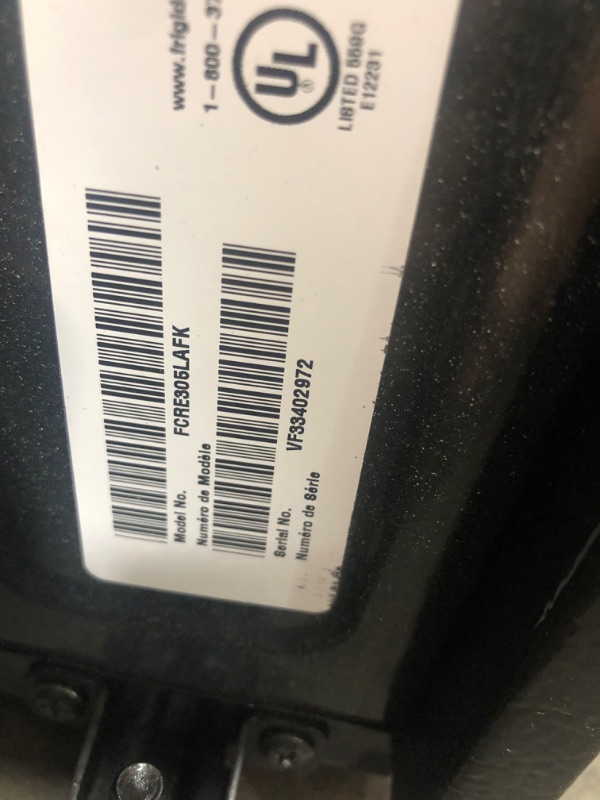 Photo 1 of LIKE NEW;SCRATCHED**Frigidaire 30-in Smooth Surface 5 Elements 5.3-cu ft Freestanding Electric Range (Fingerprint Resistant Stainless Steel)