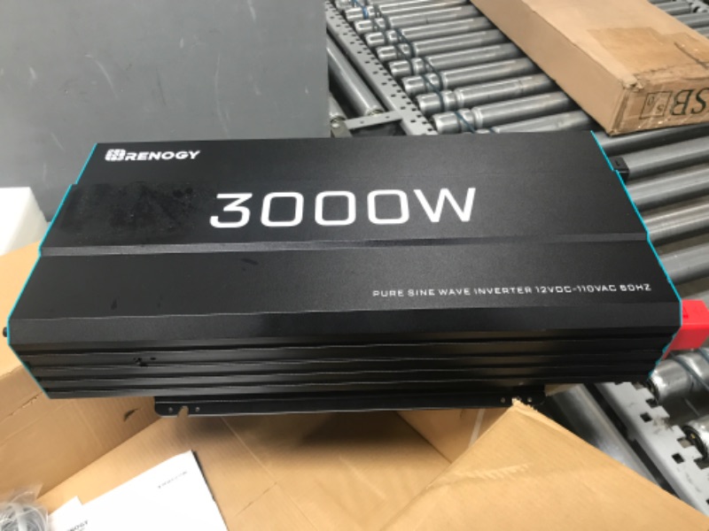 Photo 2 of Renogy 3000W Pure Sine Wave Inverter 12V DC to 120V AC Converte