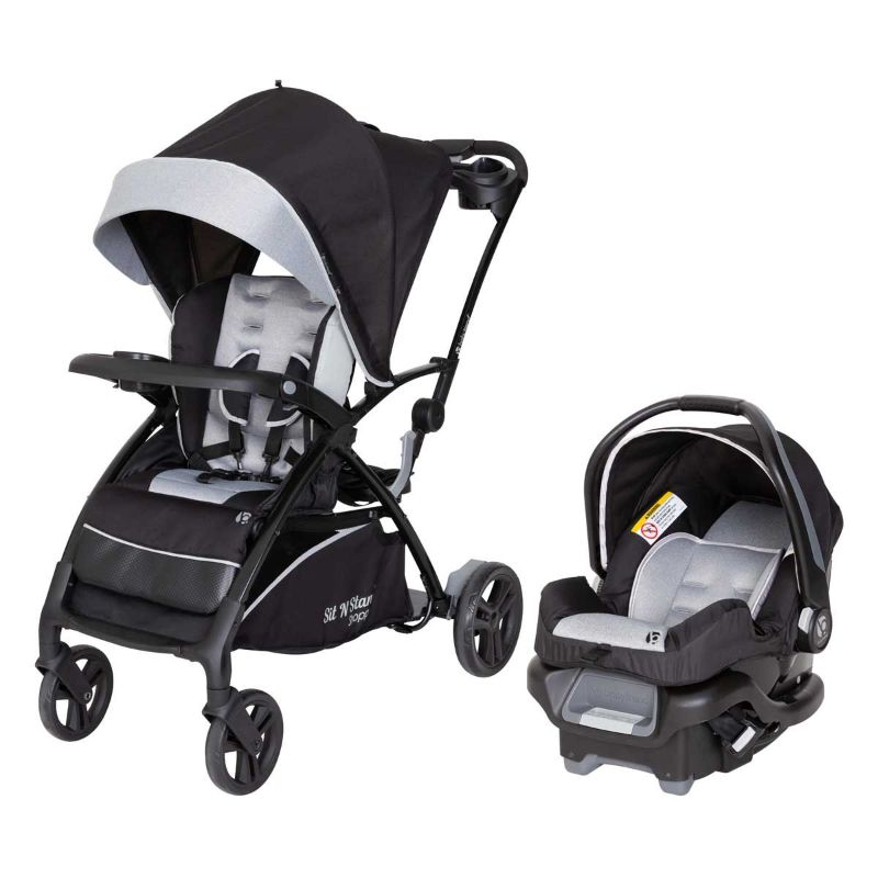 Photo 1 of Baby Trend SitnStand Shopper Travel System, Silver
