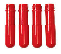 Photo 1 of #46079 EXTRA TABLE LEGS 4 PACK - CANDY APPLE RED 12" LEGS
