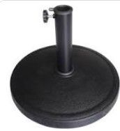 Photo 1 of Style Selections Umbrella base Black Patio Umbrella Base