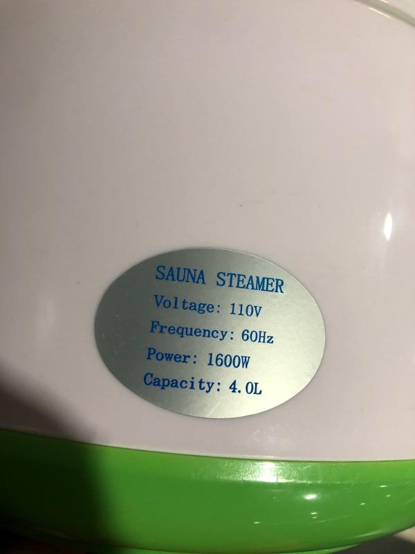 Photo 3 of * sold for parts only * see all images * 
SOENDRK 4L Portable Sauna Steamer Pot, Steam Generator 110V 2000W with Remote Control