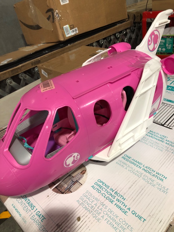 Photo 3 of * used * incomplete * no packaging * 
Barbie Dreamplane Airplane Toys Playset with 15+ Accessories Including Puppy, Snack Cart, Reclining Seats and More Standard